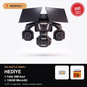 Sabio hediyeli kampanya: 1 yıllık SIM kart + 128GB MicroSD hediye, 200 adetle sınırlı