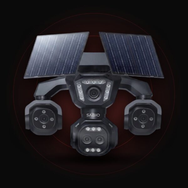 Sabio Solar Guardian Pro 5 lensli solar güvenlik kamerası