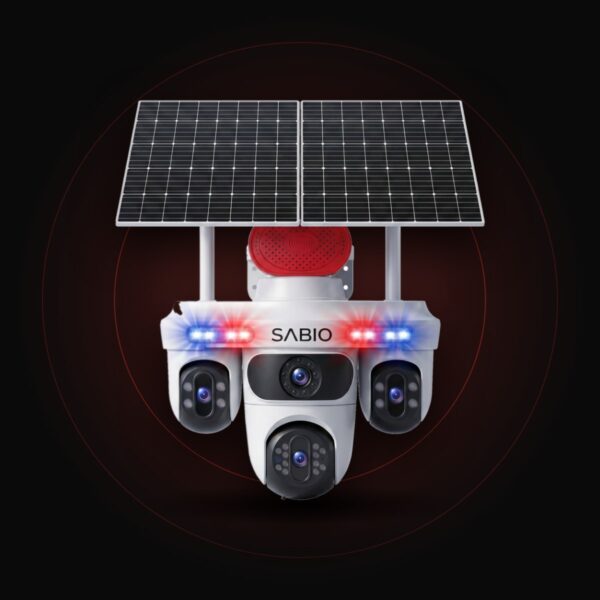 Sabio Solar TriGuard 4 lensli solar kamera